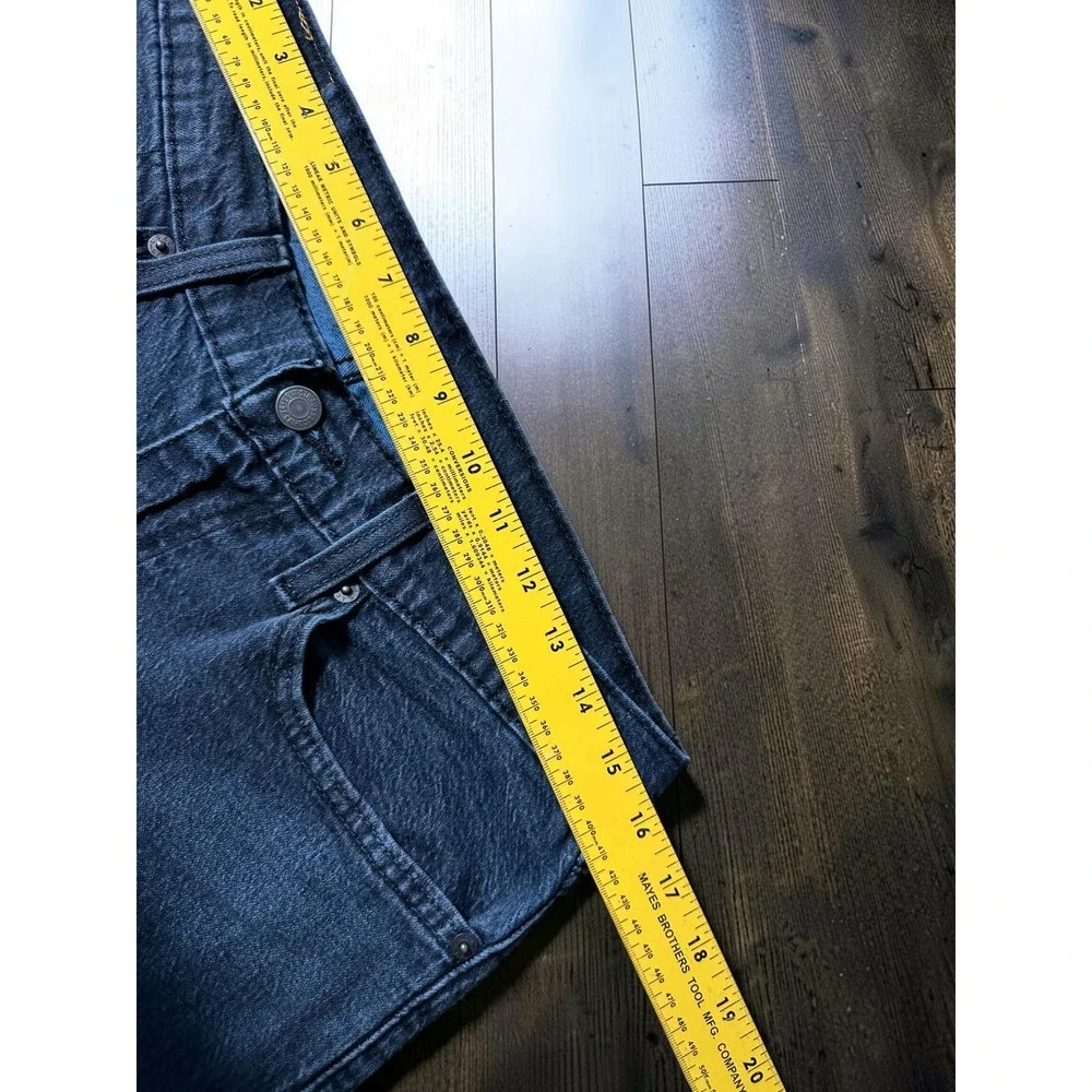 Levis 541 Athletic Taper Jeans Mens W31 L30 Charcoal Black Gray Faded Denim